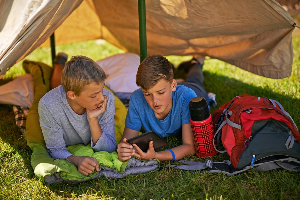 tech activities outdoor for kids